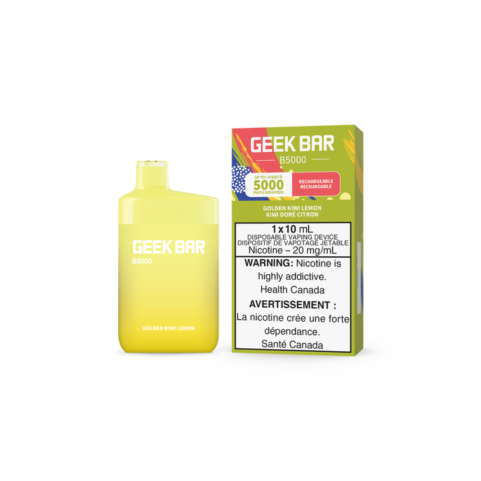 Geek Bar B5000 Disposable - Golden Kiwi Lemon 20mg