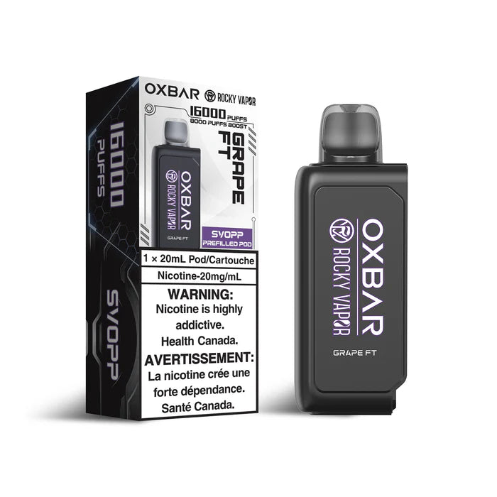 Oxbar Rocky Vapor Svopp Pod - Grape FT 20mg