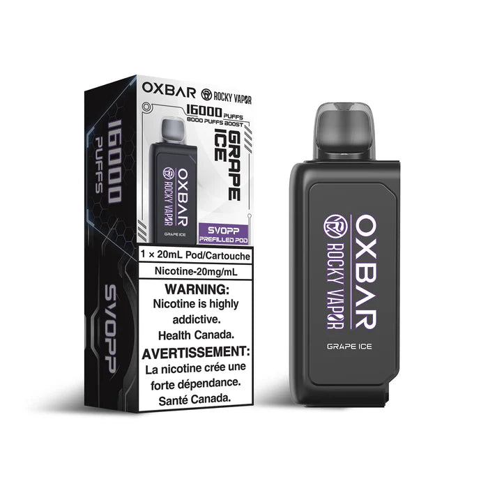 Oxbar Rocky Vapor Svopp Pod - Grape Ice 20mg