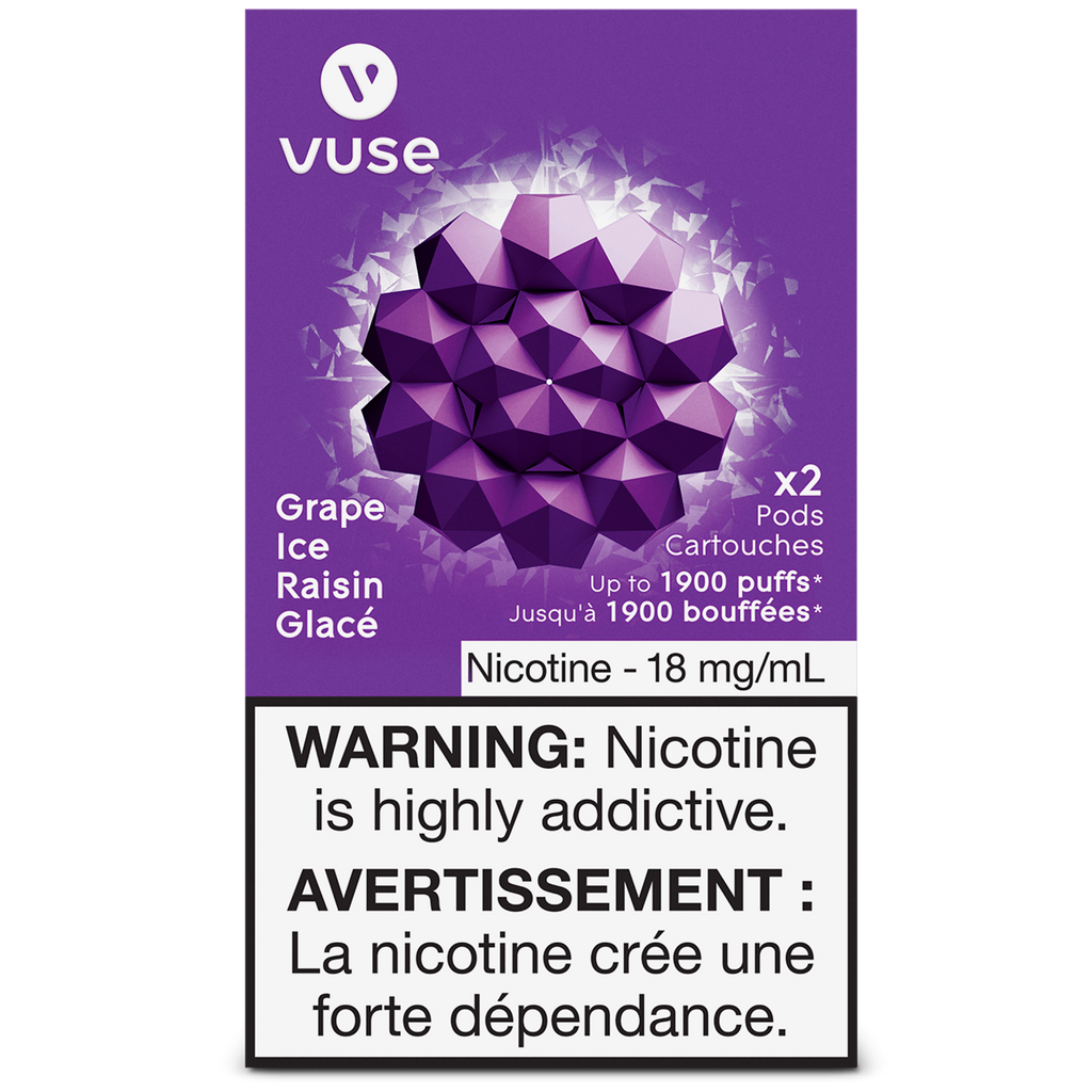 Vuse Grape Ice Pods VUSE GO  5000 Puffs  Disposable Vape  Speed Vape  Shop Vuse ePod Pods - Grape Ice Fat Panda Webstore