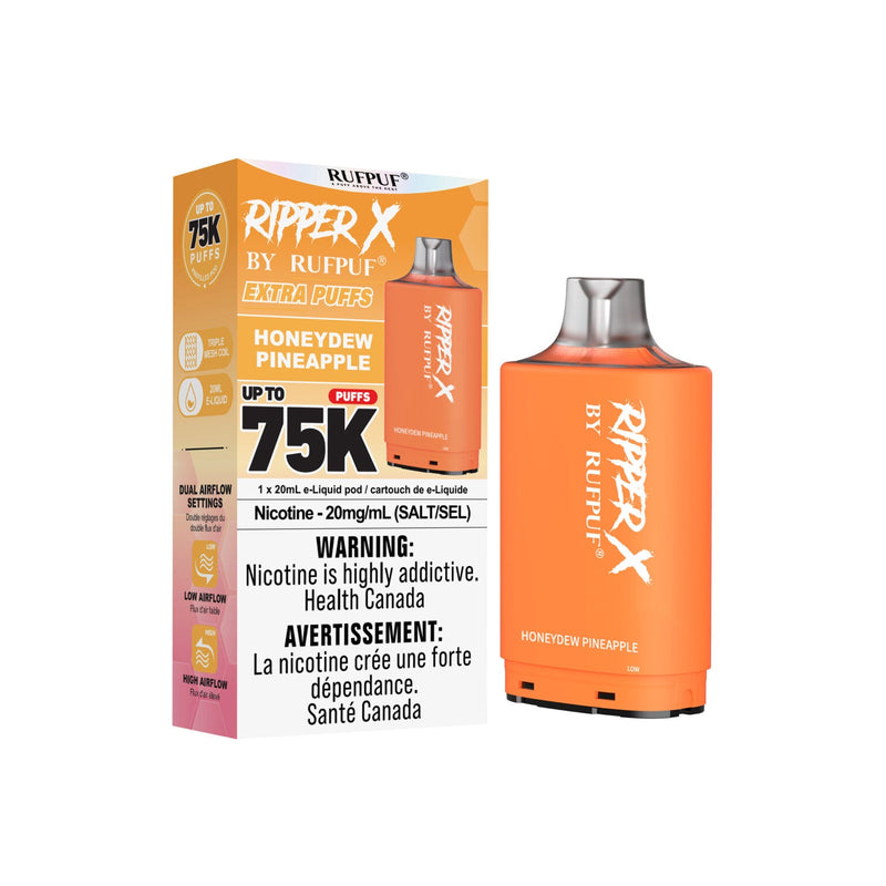 RIPPER X by RUFPUF 75K Pod - Honeydew Pineapple 20mg