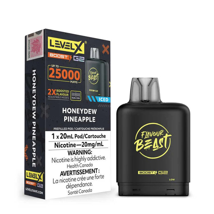 Level X Flavour Beast Boost G2 - Honeydew Pineapple 20mg