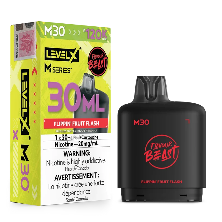 Level X M Series Flavour Beast Pod 30ml - Flippin’ Fruit Flash 20mg