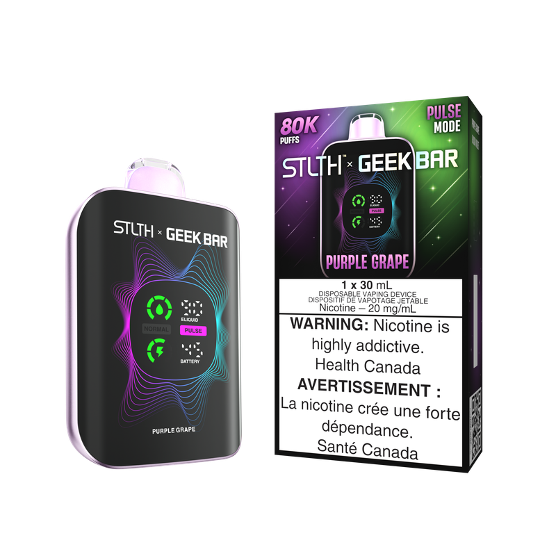 STLTH x Geek Bar 80K Disposable - Purple Grape 20mg
