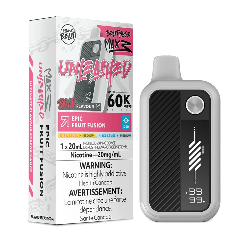 Flavour Beast Unleashed Beast Mode Max 3 Disposable - Epic Fruit Fusion Iced 20mg