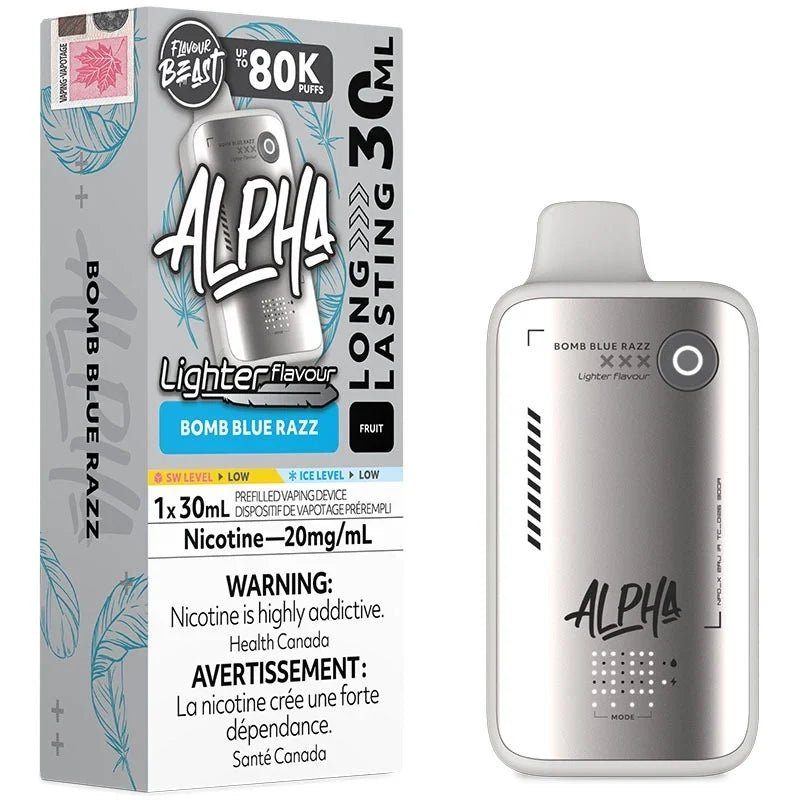 Flavour Beast Alpha 80K Disposable - L.S. Bomb Blue Razz 20mg