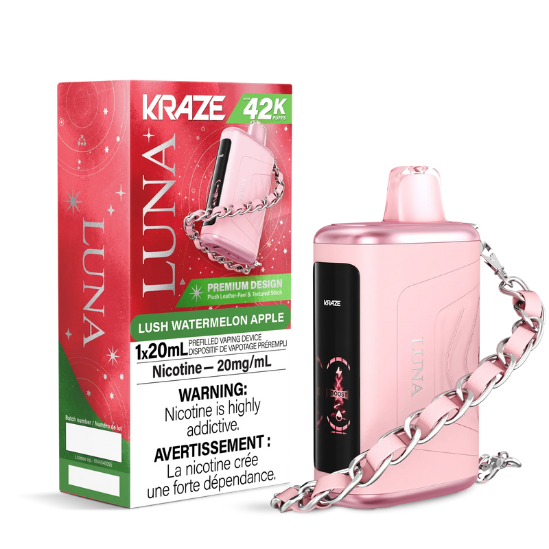 Kraze Luna Disposable - Lush Watermelon Apple 20mg
