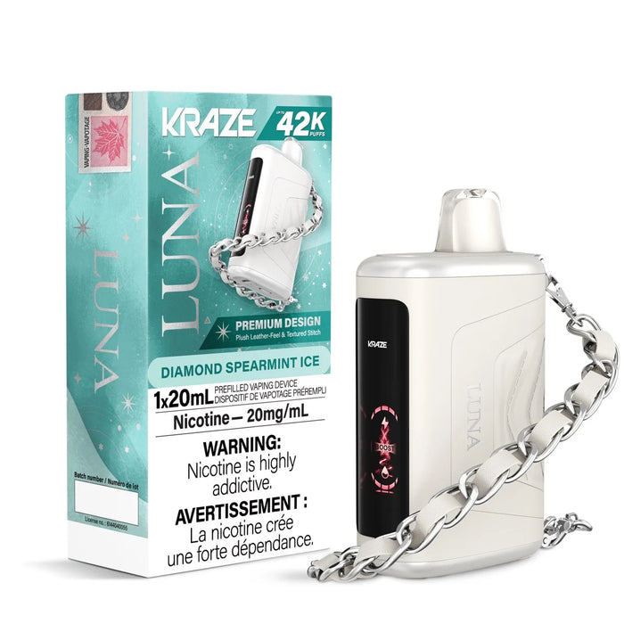 Kraze Luna Disposable - Diamond Spearmint Ice 20mg