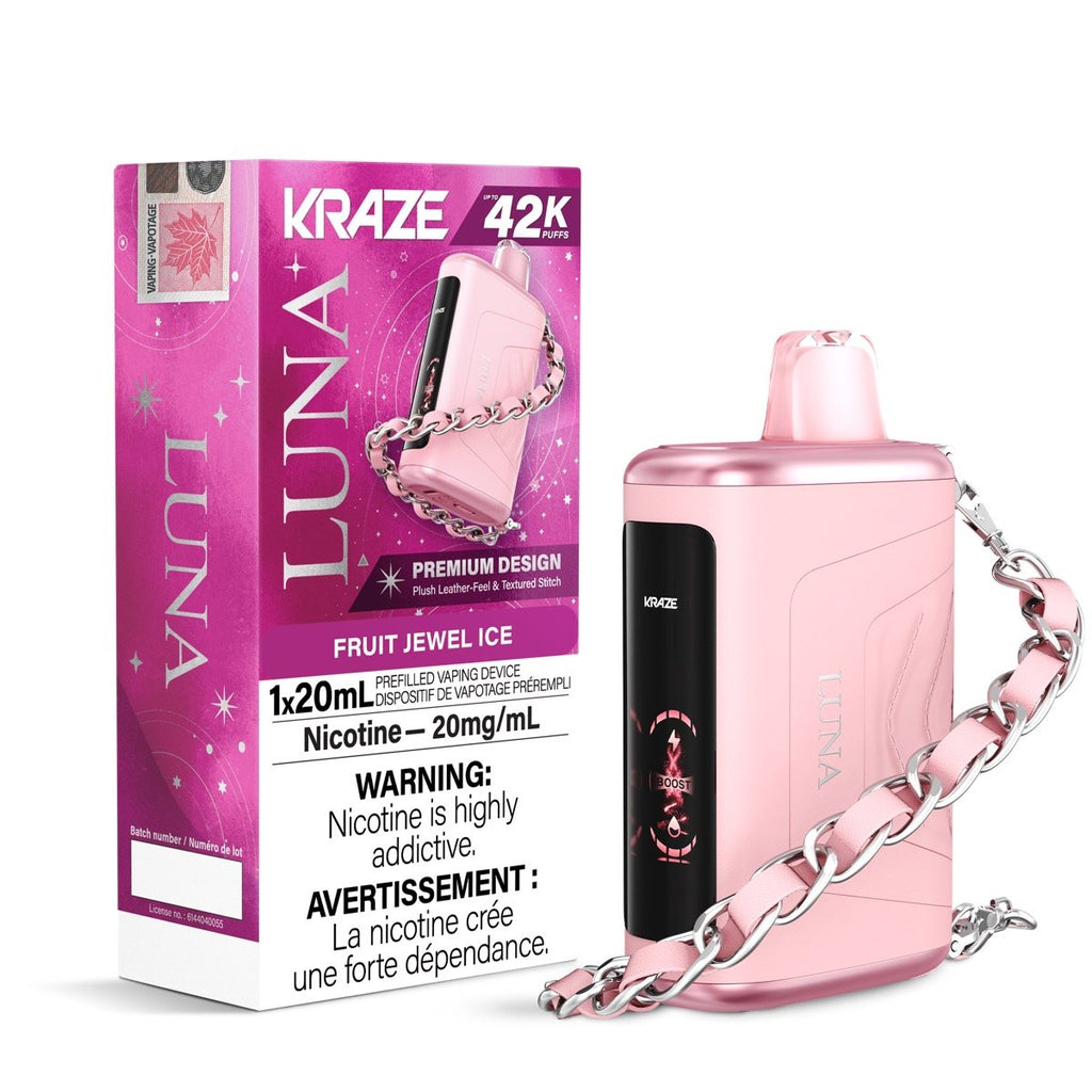 Kraze Luna Disposable - Fruit Jewel Ice 20mg  Fat Panda Webstore