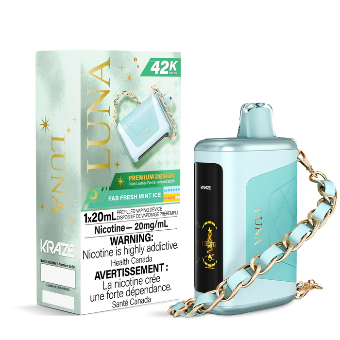 Kraze Luna Disposable - Fab Fresh Mint Ice 20mg