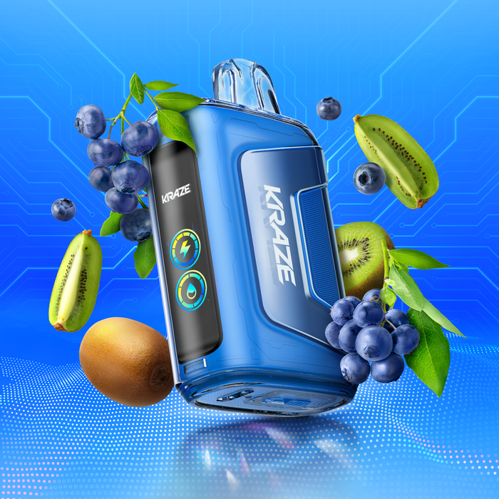Kraze HD2.0 9K Disposable - Blueberry Kiwi 20mg