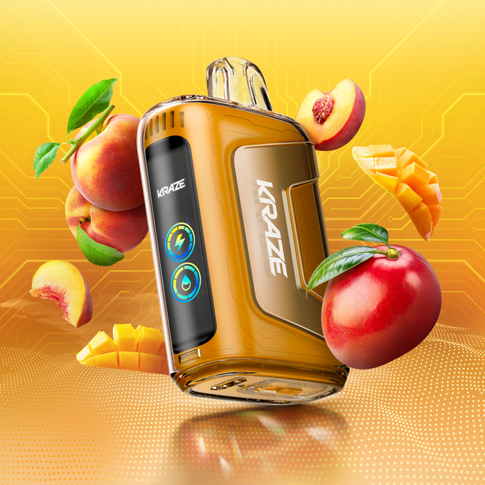 Kraze HD2.0 9K Disposable - Peach Mango 20mg