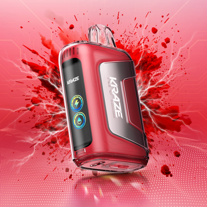 Kraze HD2.0 9K Disposable - Red Lightning 20mg
