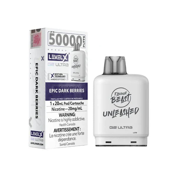 Level X Flavour Beast Unleashed G2 Ultra - Epic Dark Berries 20mg
