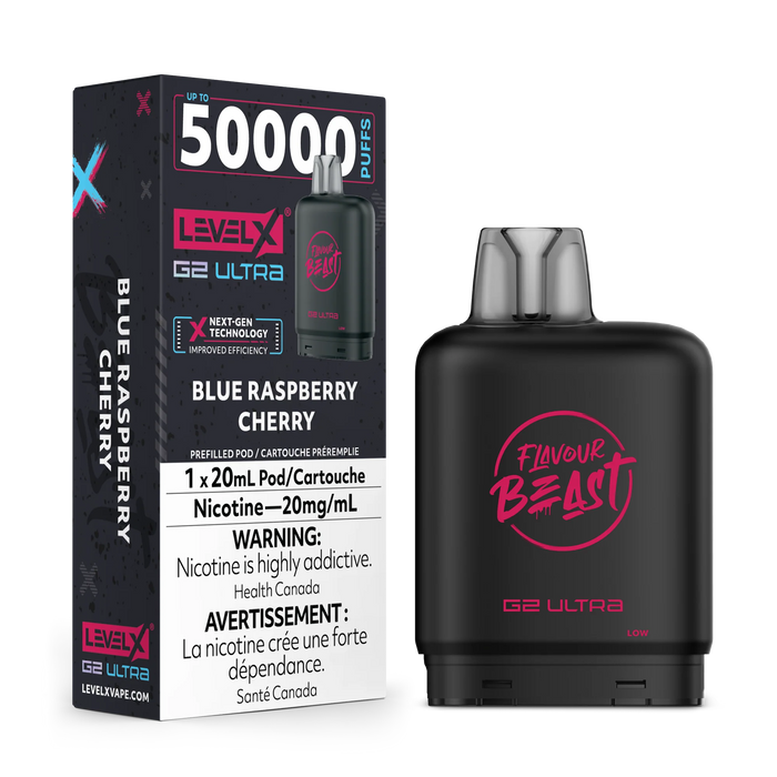 Level X Flavour Beast G2 Ultra - Blue Raspberry Cherry 20mg