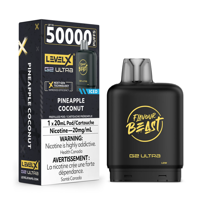 Level X Flavour Beast G2 Ultra - Pineapple Coconut Iced 20mg