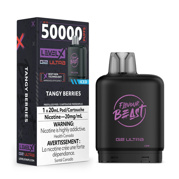Level X Flavour Beast G2 Ultra - Tangy Berries Iced 20mg