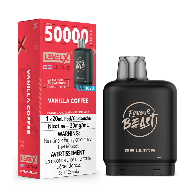Level X Flavour Beast G2 Ultra - Vanilla Coffee Iced 20mg