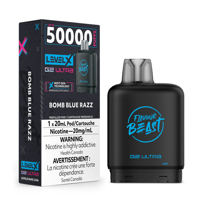 Level X Flavour Beast G2 Ultra - Bomb Blue Razz 20mg