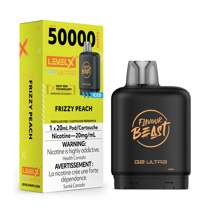 Level X Flavour Beast G2 Ultra - Frizzy Peach 20mg