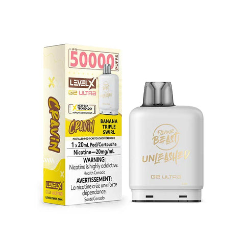 Level X Flavour Beast Unleashed G2 Ultra - Cravin' Banana Triple