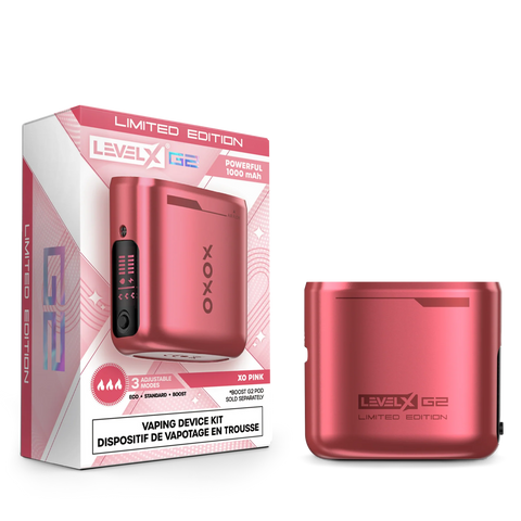 Limited Edition* Level X Boost G2 Device XO Pink — Fat Panda Webstore