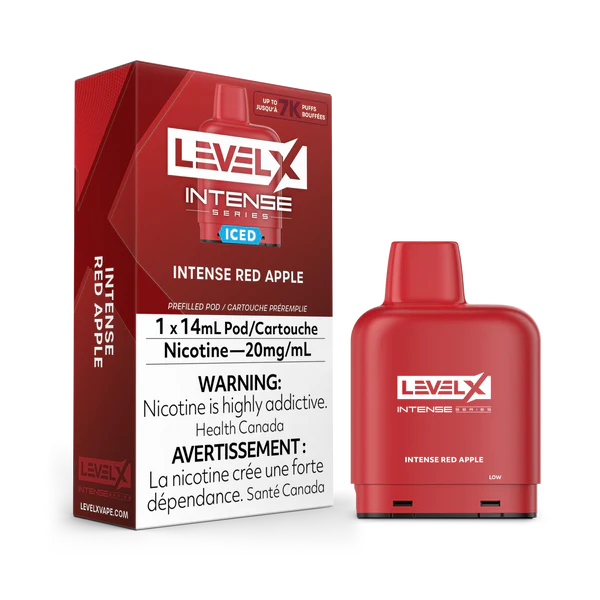 Level X Intense Series Pod Intense Red Apple 20mg