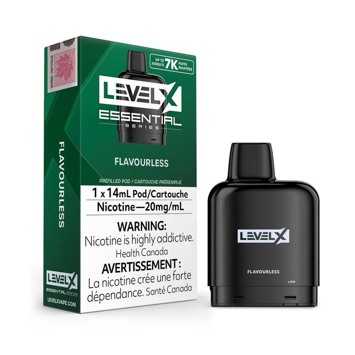 Level X Essential Series Pod Flavourless 20mg