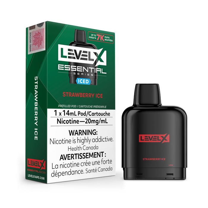 Level X Essential Series Pod Strawberry Ice 20mg
