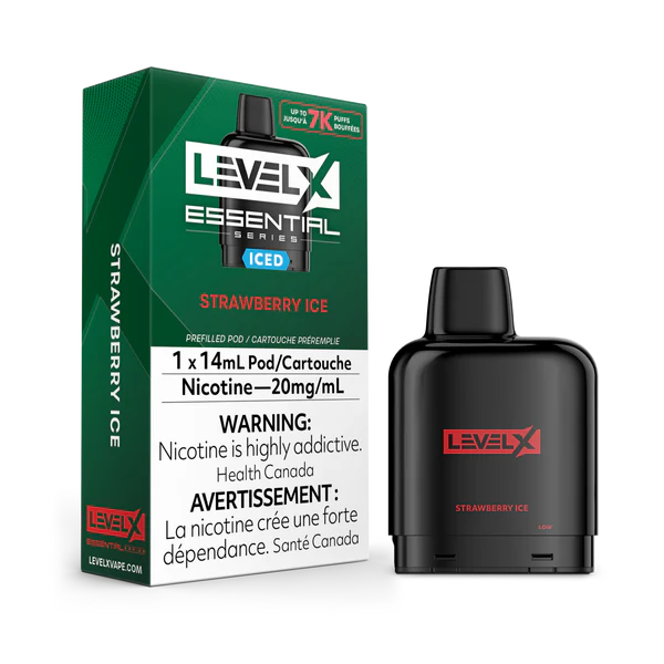 Level X Essential Series Pod Strawberry Ice 20mg