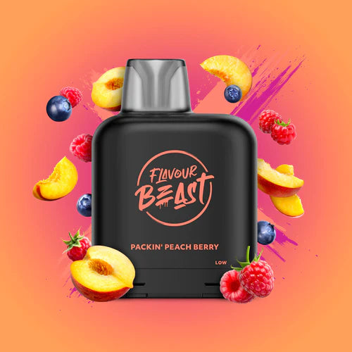 Level X Flavour Beast Pod Packin' Peach Berry 20mg