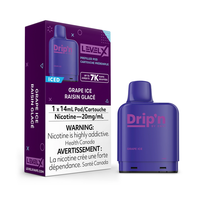 Level X Drip'n Pod Grape Ice 20mg