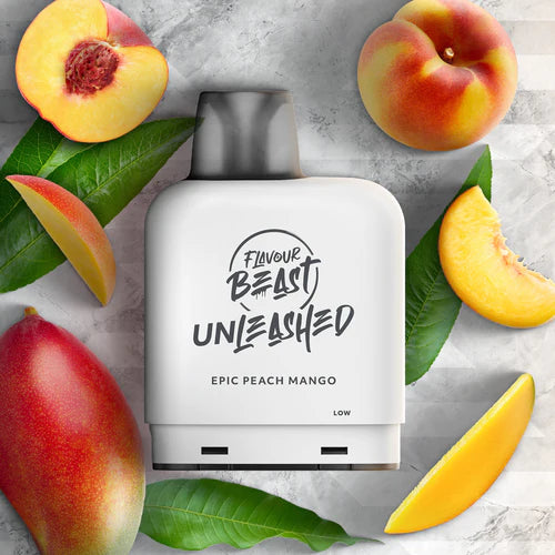 Level X Flavour Beast Unleashed Pod - Epic Peach Mango 20mg