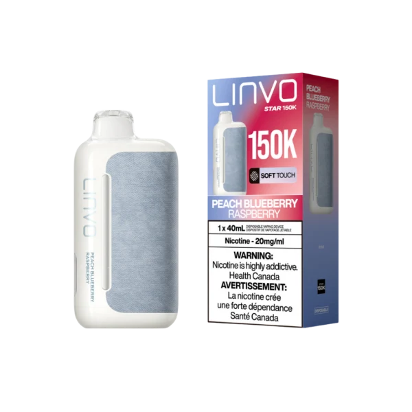 Linvo Star 150K Disposable - Peach Blueberry Raspberry 20mg