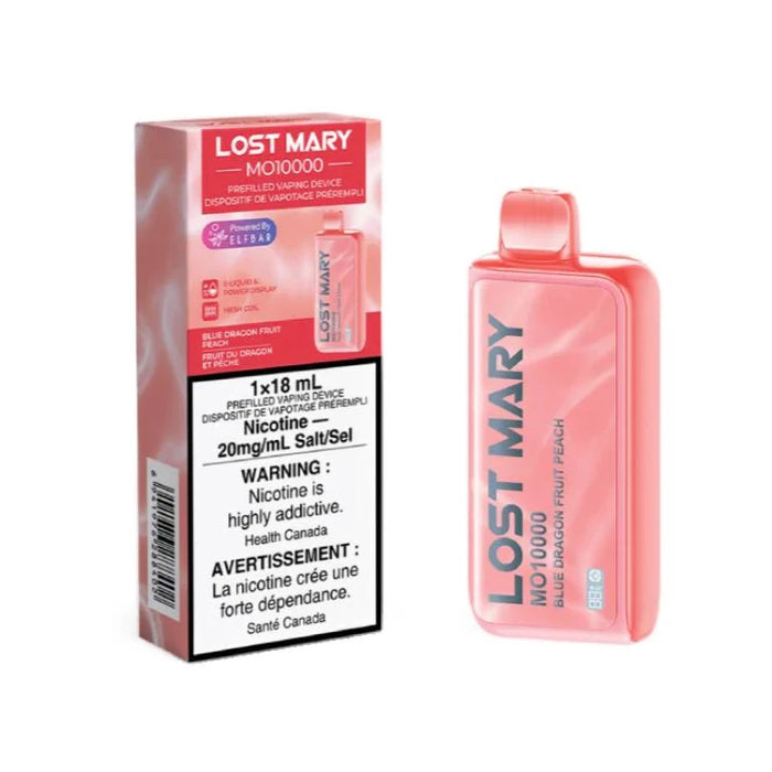 Lost Mary 10K Disposable - Blue Dragon Fruit Peach 20mg