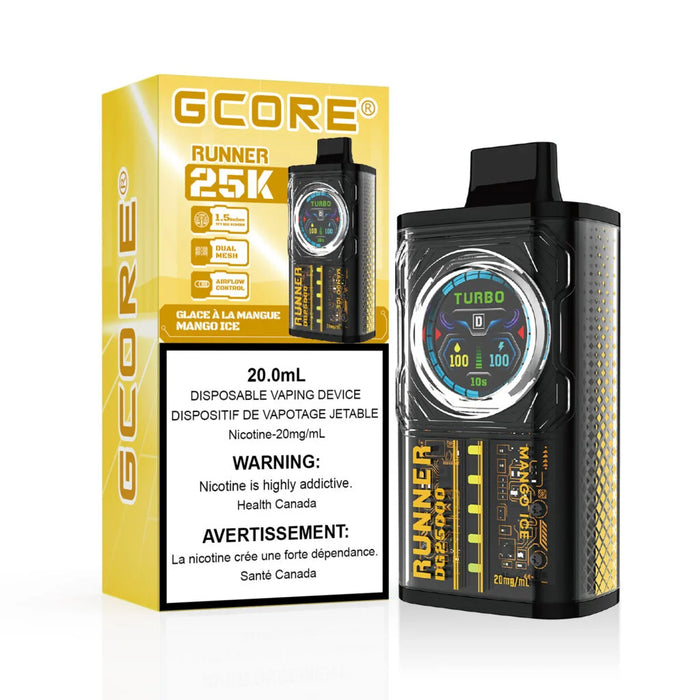 GCORE Runner 25K Disposable - Mango Ice 20mg