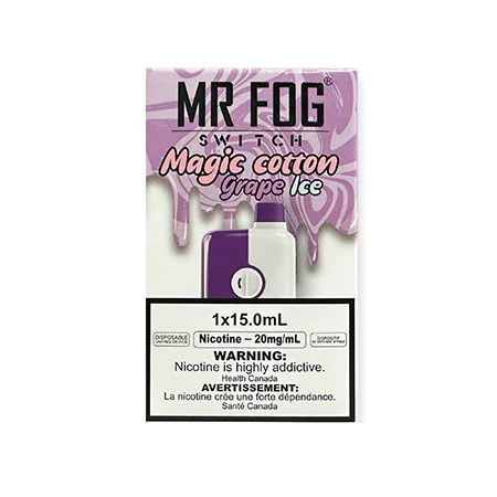 Mr. Fog Switch Disposable - Magic Cotton Grape Ice 20mg