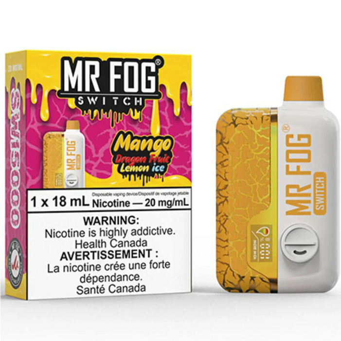 Mr. Fog Switch 15K Disposable - Mango Dragon Fruit Lemon 20mg