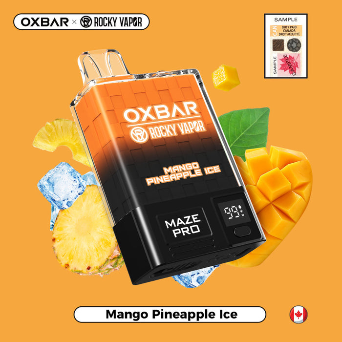 Rocky Vapor OXBAR Maze Pro 10K Disposable - Mango Pineapple Ice 20mg