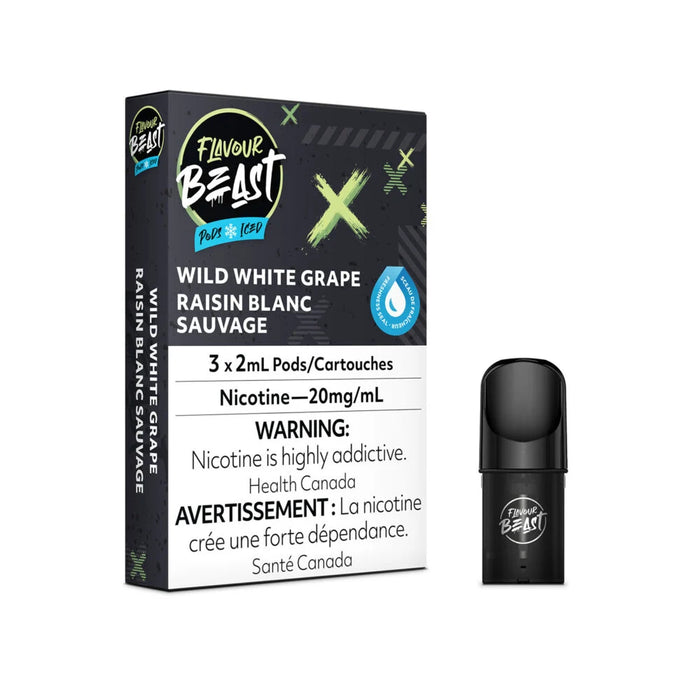 STLTH Pod Pack - Flavour Beast Wild White Grape Iced