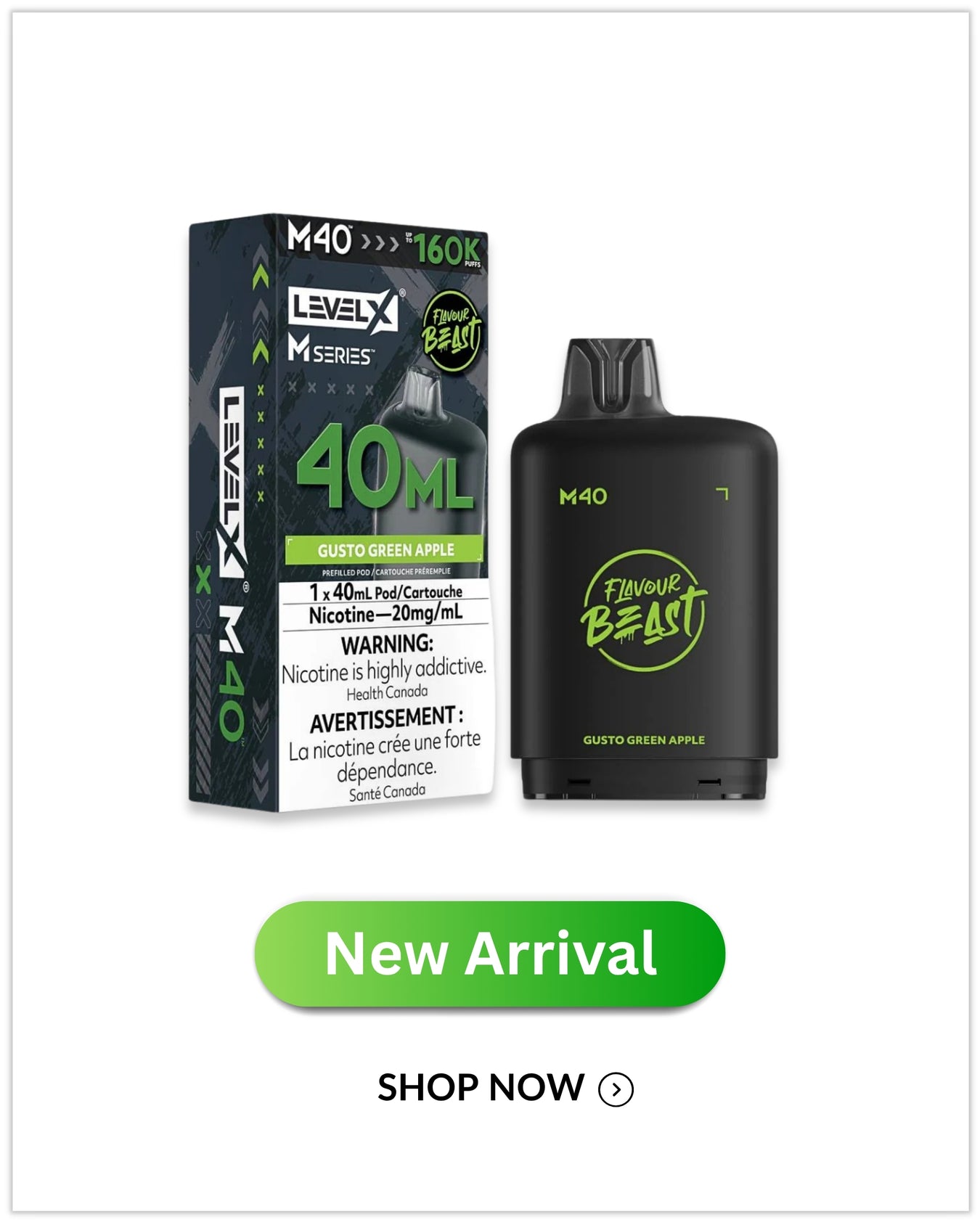 Level X M Series Flavour Beast Pods 40mL