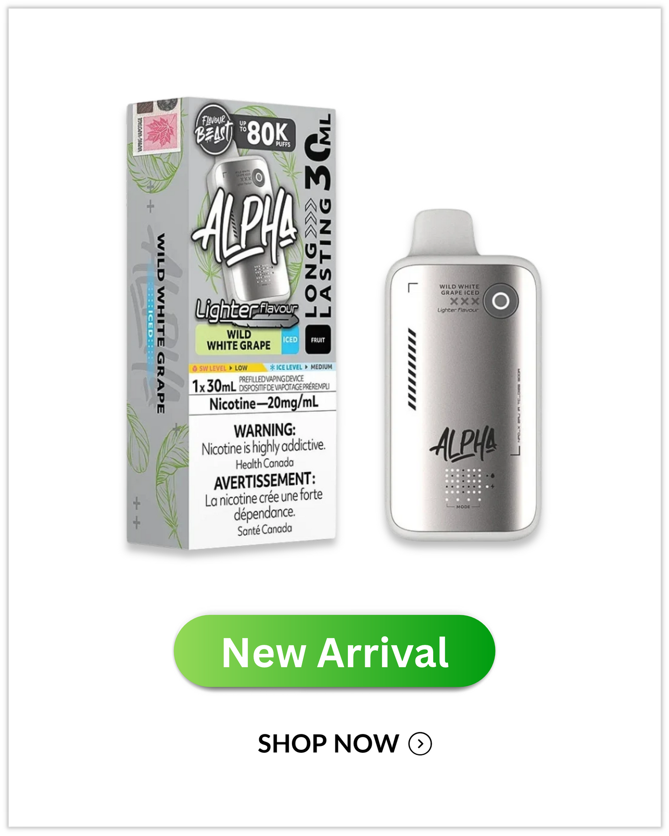 Flavour Beast Alpha 80K L.S. Disposables