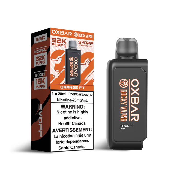 Oxbar Rocky Vapor Svopp 32K Pod - Orange FT 20mg