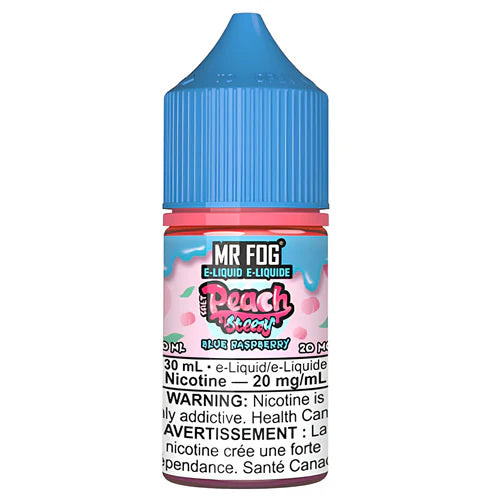 Mr. Fog Salt Peach Steezy Blue Raspberry 30ml 20mg