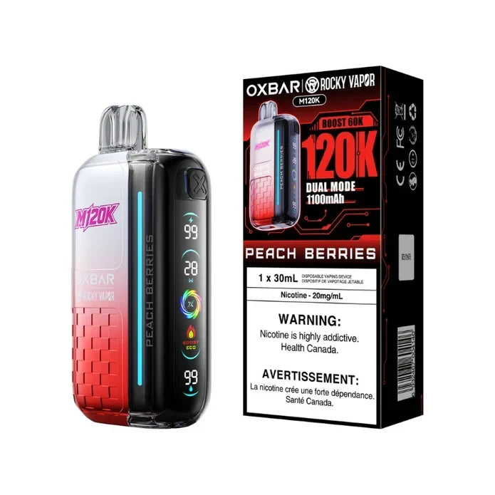 Oxbar M120K Disposable - Peach Berries 20mg