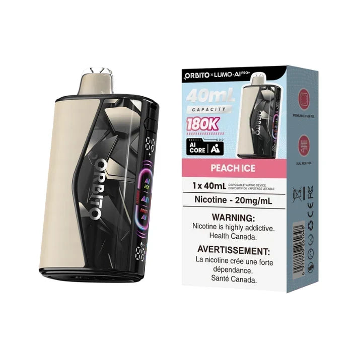 Orbito Lumo AI Pro+ 180K Disposable - Peach Ice 20mg