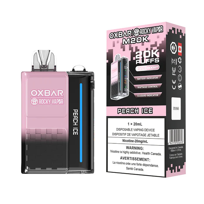 Rocky Vapor OXBAR M20K Disposable - Peach Ice 20mg