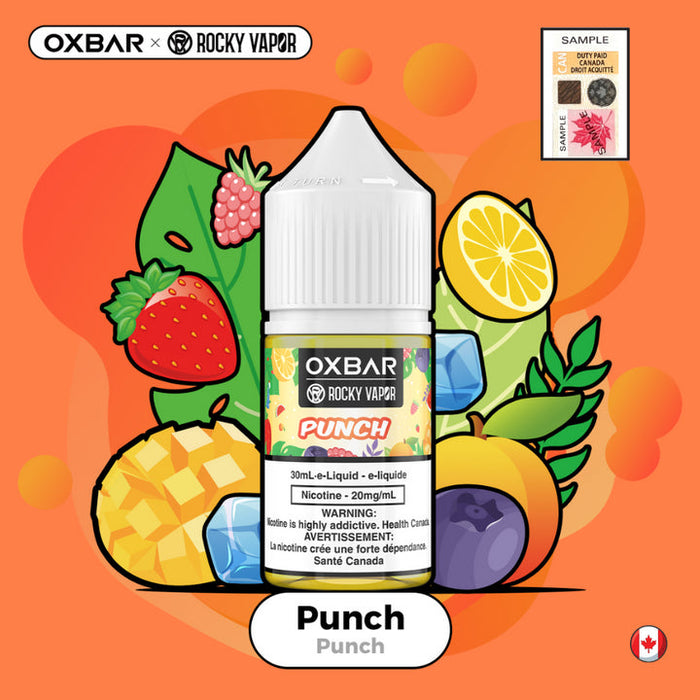 Rocky Vapor Oxbar E-liquids - Punch 20mg 30ml