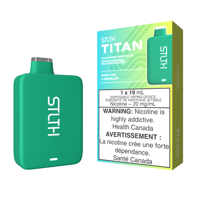 STLTH Titan 10K Disposable - Sour-C Ice 20mg