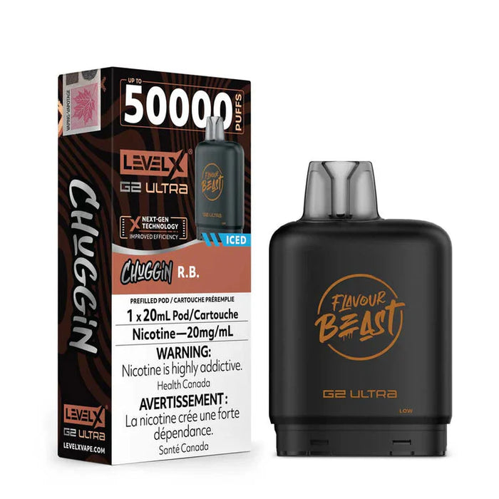 Level X Flavour Beast G2 Ultra - Chuggin' R.B. Iced 20mg